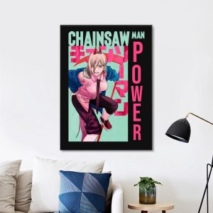 Chainsaw Man Anime Wall Art Home Decor Poster Canvas