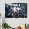 Christian Fantasy Jesus Color Water Wall Art Decor Poster Canvas