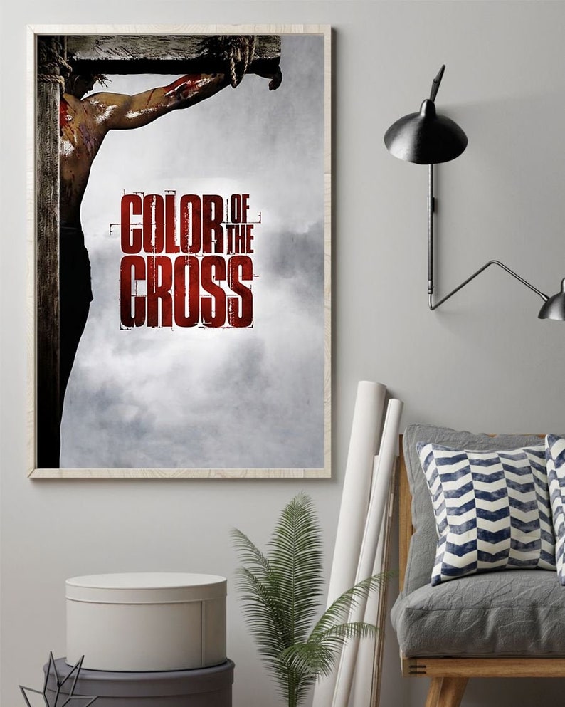 Christian Jesus Color Of The Cross Wall Art Decor Poster Canvas