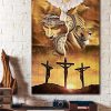 Christian Jesus Lion And Lamb Wall Art Decor Poster Canvas