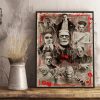 Classic Monster Movies Halloween Wall Art Decor Poster Canvas