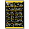 F1 2022 Calendar Neon Light Poster Canvas