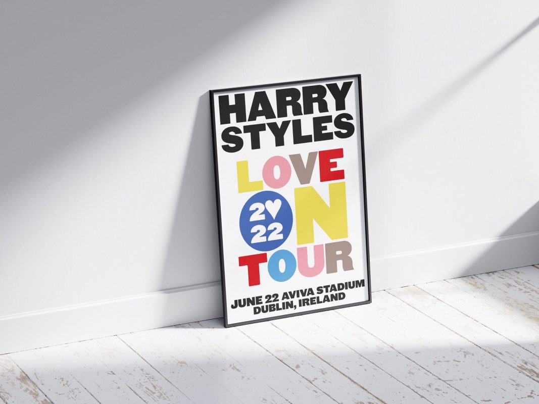 Love on tour Harry Styles 2024 poster