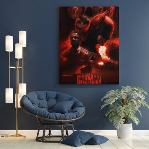 Custom The Batman 2022 Wall Decor Poster Canvas