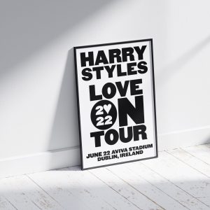 Customisable Harry Styles Love On Tour 2022 Wall Art