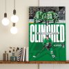 Stanley Cup Playoffs 2022 Dallas Stars Clinched Poster Canvas