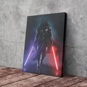 Darth Raven Lightsaber Star Wars Wall Art Home Decor Poster Canvas