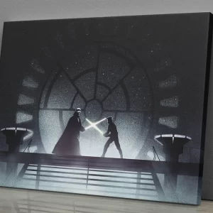 Darth Vader Vs Luke Skywalker Star Wars Wall Art Home Decor Poster Canvas