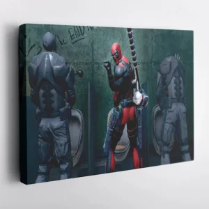 Deadpool Comparing Marvel Comics Wall Art Home Decor Poster Canvas