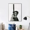 David Bowie Station To Station Smoking Wall Art Home Decor Poster Canvas