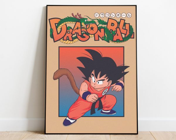 Dragon Ball Movies Son Goku Japanese Cartoon Anime Manga Home Decor Poster Canvas