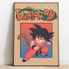 Dragon Ball Z Minimalist Son Goku Japanese Anime Movie Home Decor Poster Canvas