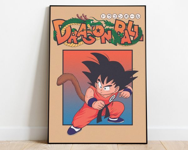 Dragon Ball Z Movies Son Goku Japanese Cartoon Anime Manga Home Decor Poster Canvas