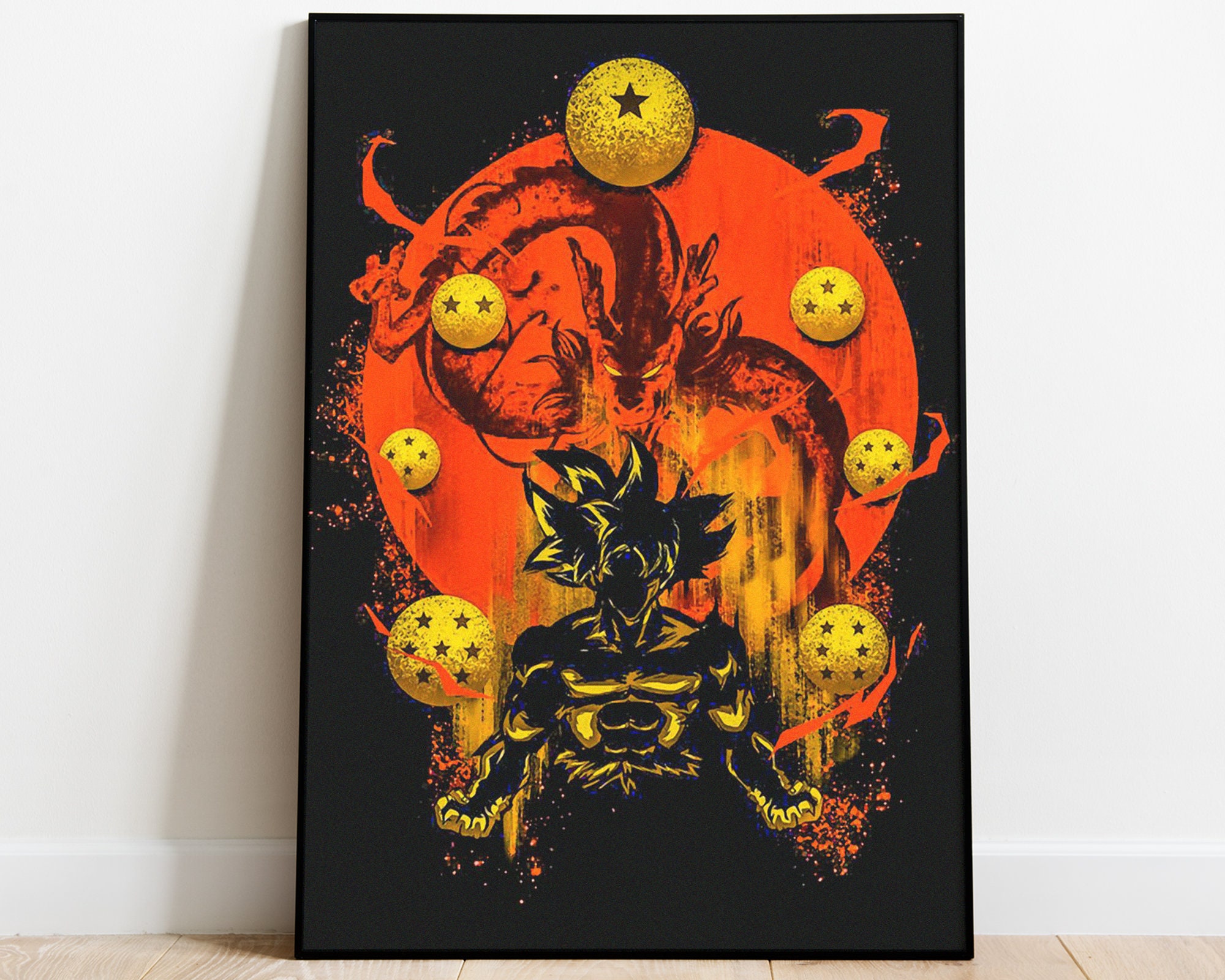 Dragon Ball Z Son Goku Japanese Anime Magan Home Decor Poster Canvas - Kaiteez