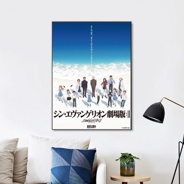 Evangelion 3.0 Anime Wall Art Home Decor Poster Canvas