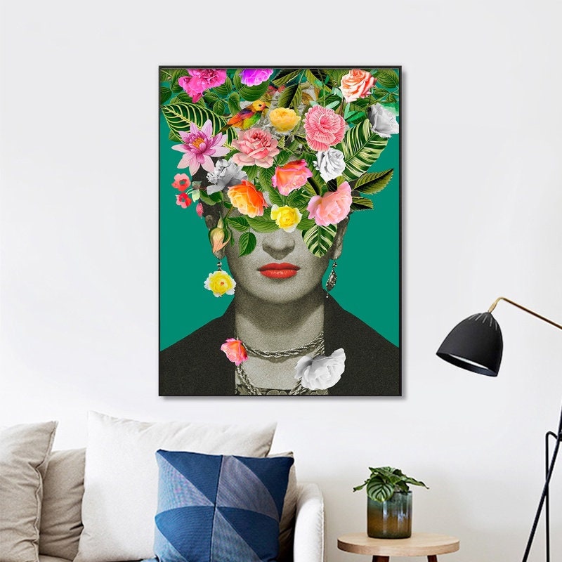 Famous Paintings By Frida Kahlo Wall Art Home Decor Poster Canvas Kai - Famous Paintings For Home Decor