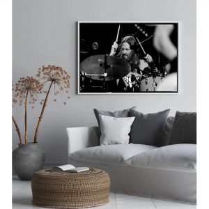 Foo Fighter Band Taylor Hawkins 1972-2022 Poster Canvas
