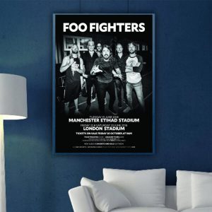 Foo Fighters London Stadium 2018 Poster Canvas