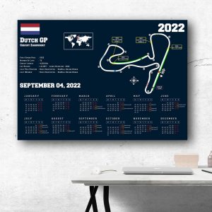 Formula 1 Dutch GP Holland Circuit Zandvoort 2022 Season Canvas