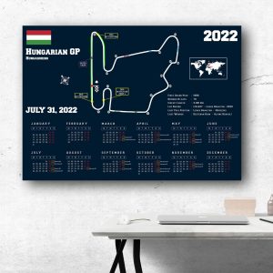 Formula 1 Hungarian GP Hungaroring 2022 Season Poster