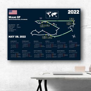 Formula 1 Miami GP 2022 Season Wall Art