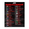 Formula 1 Season 2022 Calendar Home Decor Poster Canvas