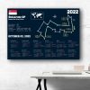 Formula 1 Season 2022 Calendar Poster Canvas