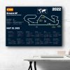 Formula 1 Singapore GP Marina Bay Street Circuit 2022 Poster