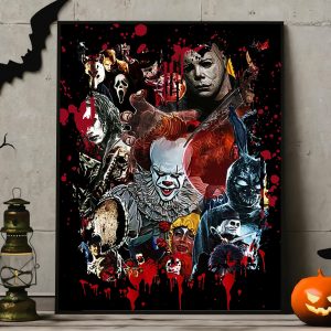 Friends Horror Movies Halloween Poster Wall Art Poster Canvas
