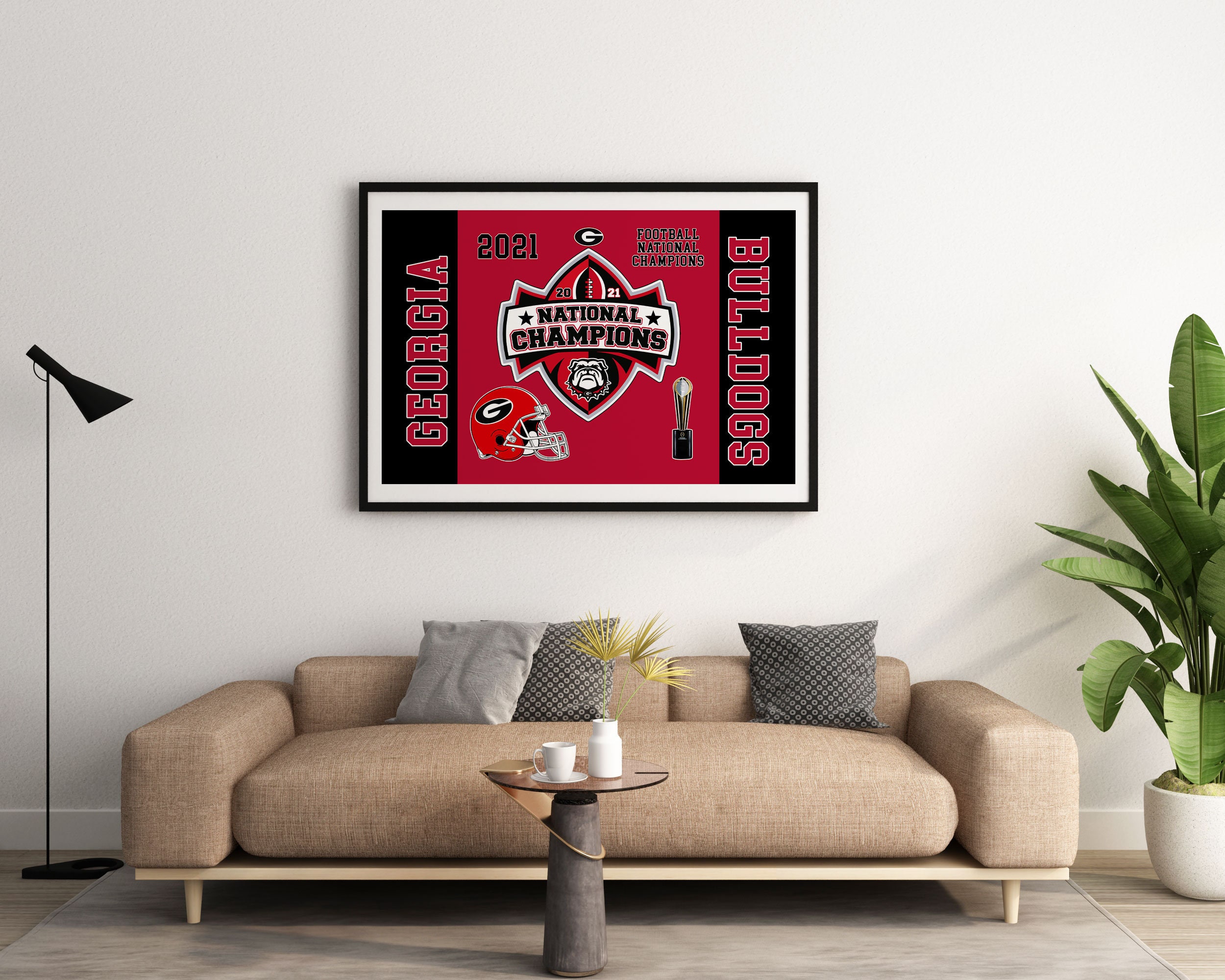 Georgia Bulldogs Football National Champions Poster Canvas