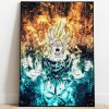 Goku Super Saiyan Dragon Ball Wall Art Japanese Anime Movie Home Decor Poster Canvas