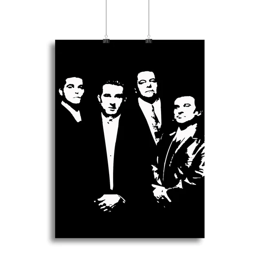 Goodfellas Black or White Canvas Print or Poster