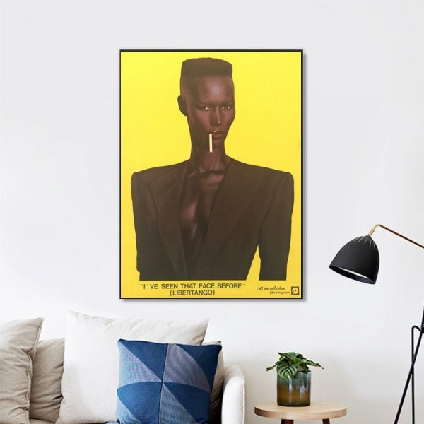 Grace Jones Wall Art Home Decor Poster Canvas