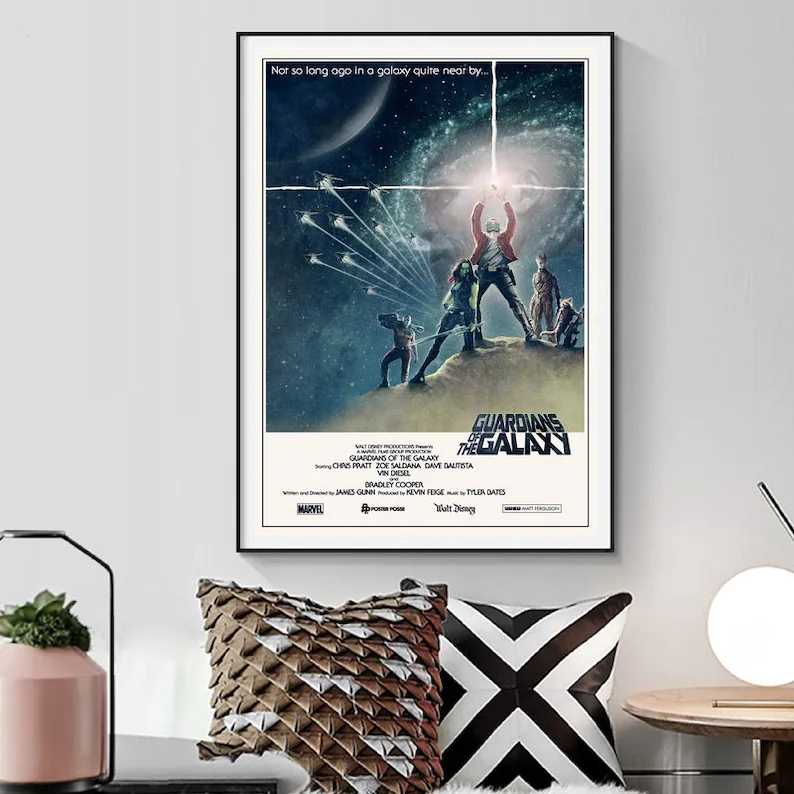 Guardians Of The Galaxy Wall Art Home Decor Poster Canvas
