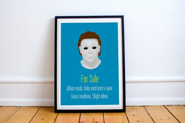 Halloween Film Art Horror Michael Myers For Sale Home Decor Poster Canvas