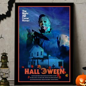 Halloween Horror Characters House Decor Poster Canvas