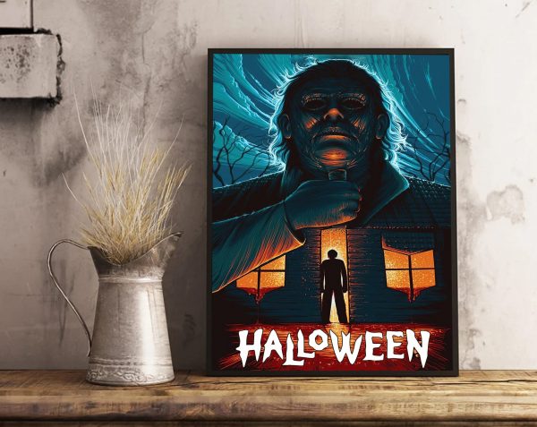 Halloween Michael Myers Home Decor Poster Canvas