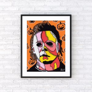 Halloween Michael Myers Poster Canvas
