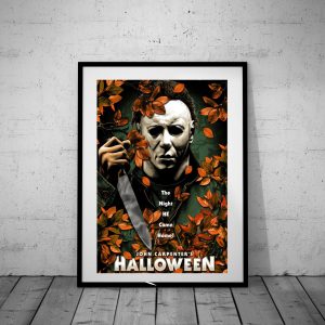 Hand Drawn Michael Myers Home Decor Poster Canvas