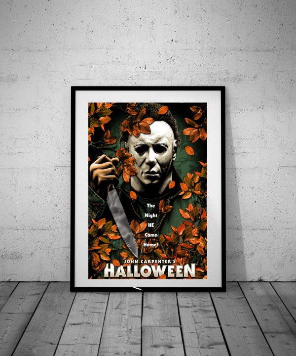 Hand Drawn Michael Myers Home Decor Poster Canvas