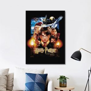 Harry Potter And The Sorcerer’S Stone Movie (2001) Vintage Wall Art Home Decor Poster Canvas