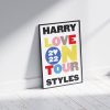 Harry Styles Love On Tour Bunny Poster