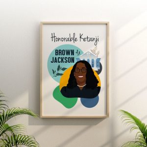 Honorable Ketanji Brown Jackson Poster Canvas