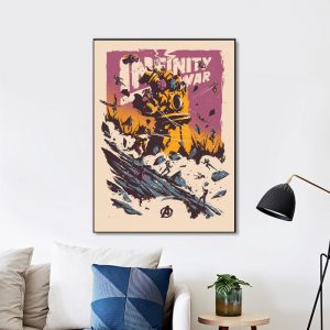 Infinity War Movie Wall Art Home Decor Poster Canvas