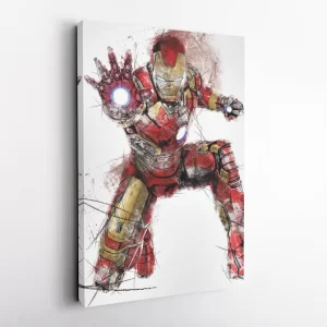 Iron Man Poster Marvel Comics Wall Art Home Decor Poster Canvas