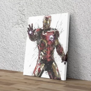 Iron Man Poster Marvel Superhero Comics Wall Art Decor Poster Canvas