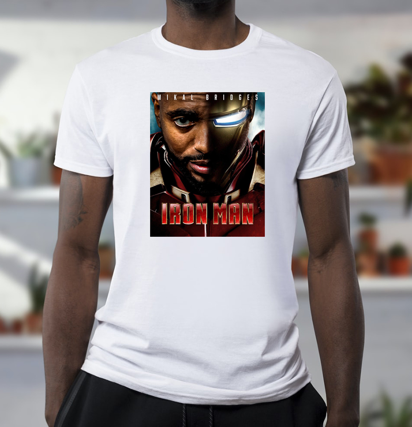 Limited Mikal Bridges Vintage T-shirt Gift for Woman and Man 