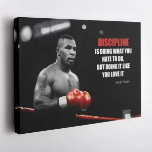 Iron Mike Tyson Boxing Wall Art Home Decor Poster Canvas
