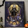 Jack Skellington Horror Characters Nightmare Before Christmas Home Decor Poster Canvas