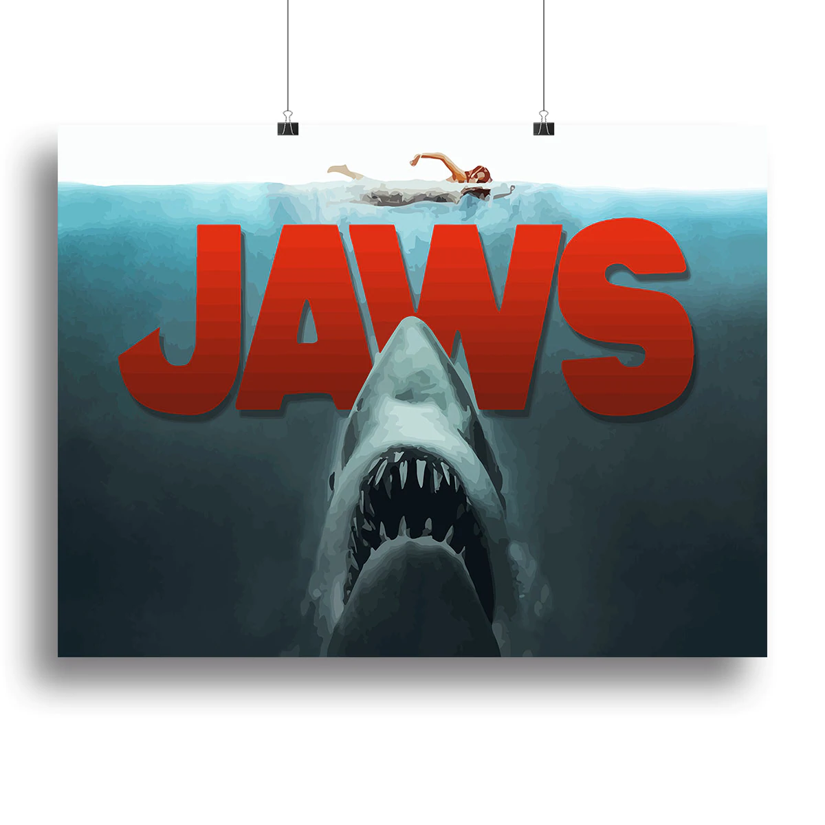 Jaws Canvas Print or Poster
